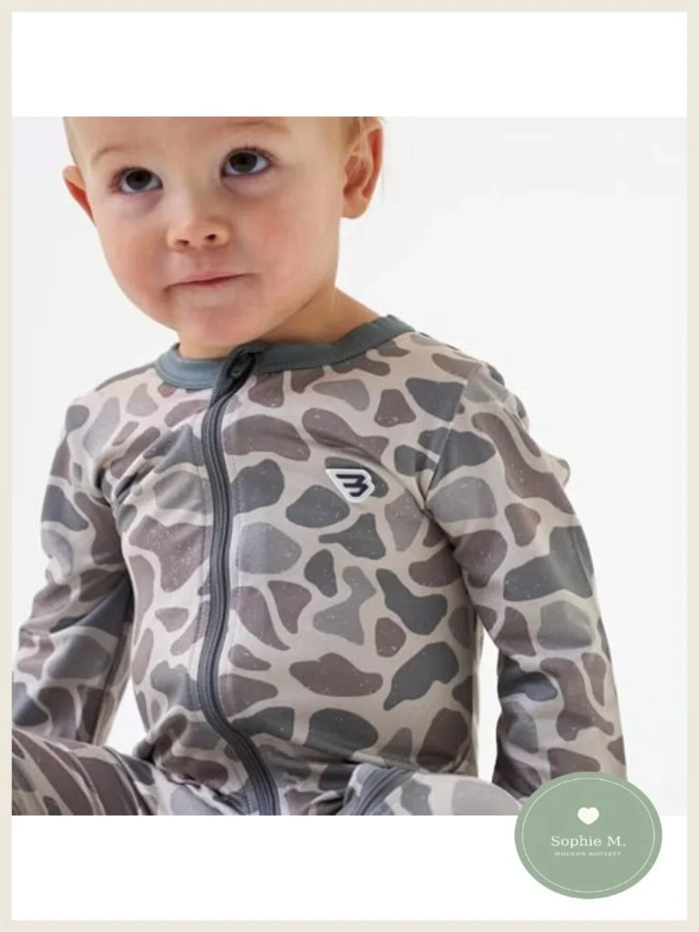 Baby Zip-Up Footie Romper with Fold-Over Cuffs Long Sleeve